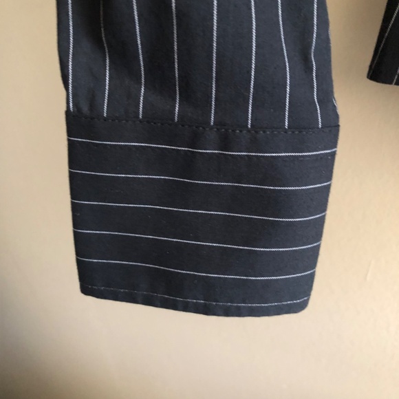 NWOT Pin Striped Tailored Button Down Blouse by Banana Republic - Picture 4 of 10